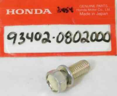 (2) OEM Honda Monkey Gorilla Z50J Step Bar 8X20  Bolts 93402-0802000 NOS 
