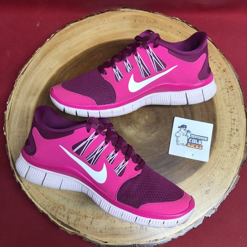 Nike Free 5.0+ Himbeerrosa Weiß Größe Damen 6,5 Herren 5 5580591-616 - Bild 6 von 10
