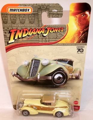 2023 MATCHBOX 1:64 INDIANA JONES CREAM 1936 AUBURN SPEEDSTER 851