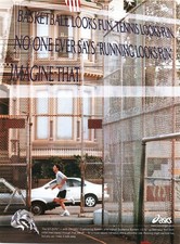 2002 PRINT AD - ASICS GT-2070  RUNNING SHOE AD - RUNNING ISN'T FUN. IMAGINE THAT