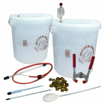Deluxe Bierherstellungsset mit Flaschenverschluss Vollstarter 33L Homebrew Cider, Lager
