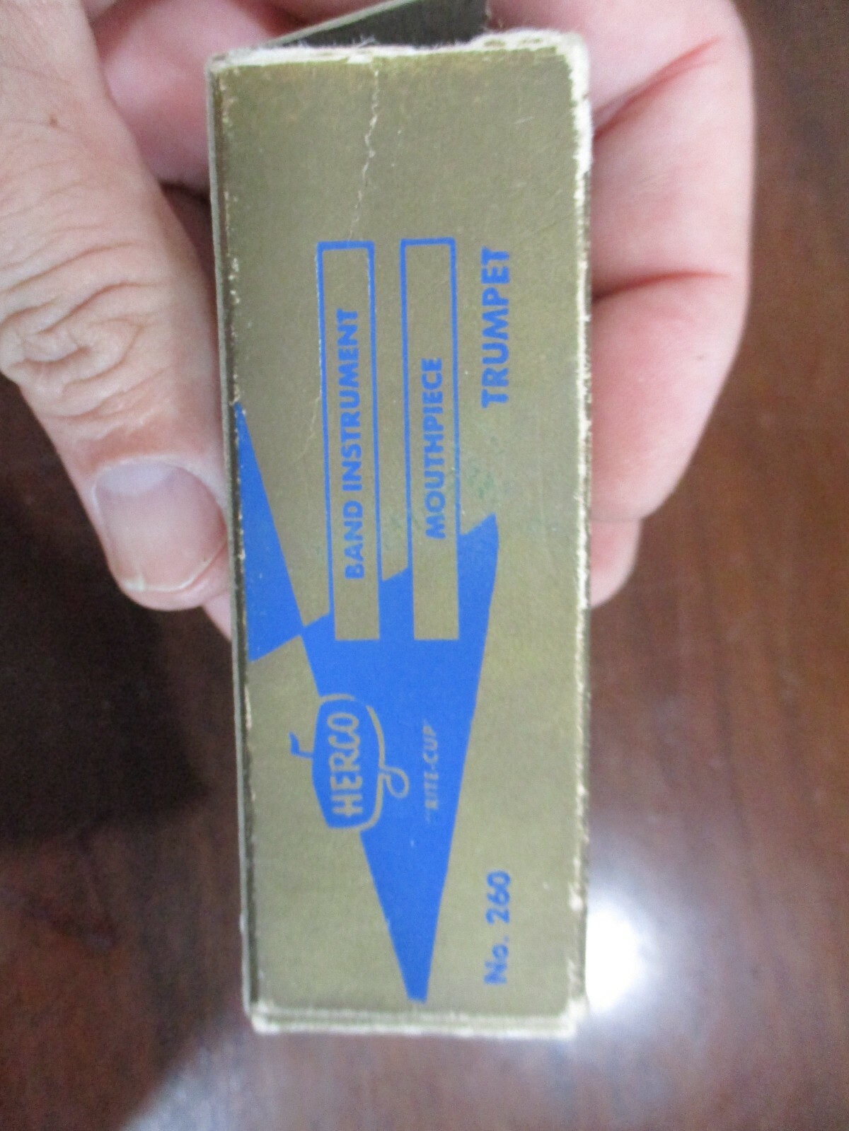 Herco Trumpet mouthpiece no.260 in original box rhodium plated will not tarnish