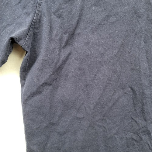 Luke Sport T-shirt Navy Blue Size 2 / Med Embroidered Logo Sleeve Tag Split Hem - 第 6/24 張圖片