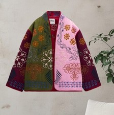 NWT ZARA SIZE X-SMALL EMBROIDERED MULTICOLOR JACKET WITH LONG SLEEVES
