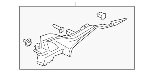 Panel de moldura trasera derecha para Ford Lincoln MKZ 2013-2016 (P/N DP5Z-5446808-LD)