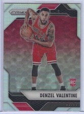 DENZEL VALENTINE 2016-17 PANINI PRIZM SILVER PRIZM ROOKIE RC #23