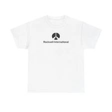 Vintage American Aircraft Rockwell International Tee, Aviation Lover Gift,