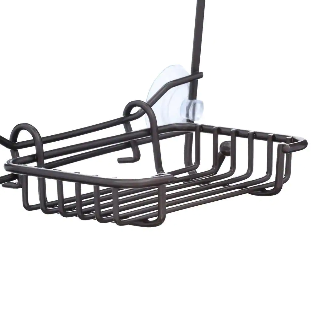 overtheshower door caddy in bronze zenna home new heritage oil rubbed tub eBay