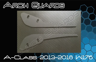 Adatto per Mercedes W176 Classe A e A45 AMG 13-18 Protezione Pietra Arco Parafanghi