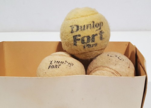 DUNLOP FORT 1968 - L.T.A. OFFICIAL TENNIS BALL - MADE IN GREAT BRITAIN - VINTAGE - Foto 5 di 8