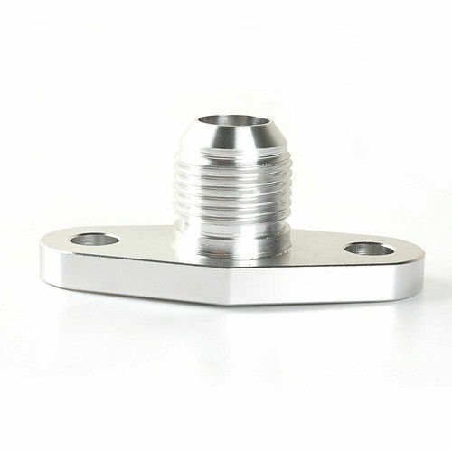 AN10 Oil Drain Flange For Garrett T3 T4 T7 T66 HX30 35 40 / BorgWarner S Series - Picture 3 of 7