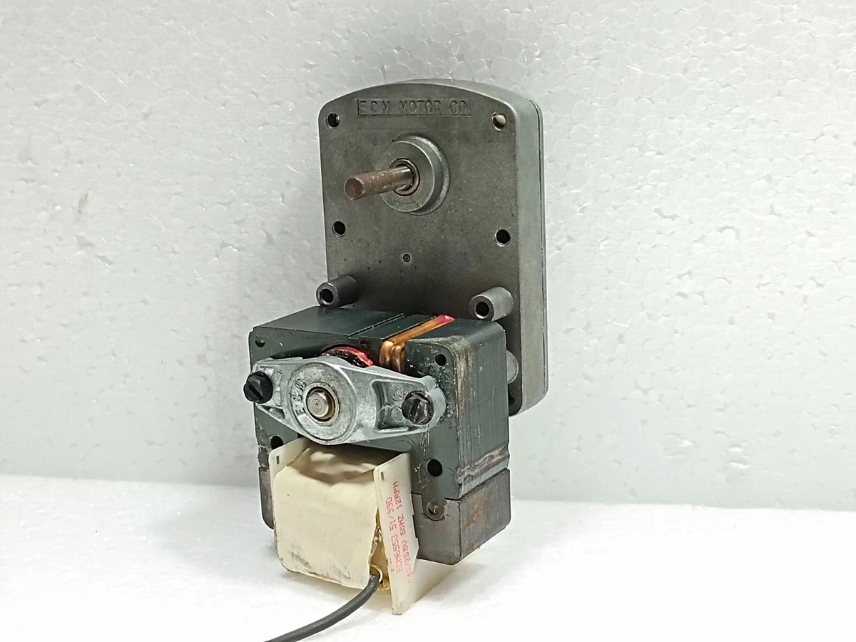 SAVORY 22743 GEAR MOTOR 240V AC 12RPM E C M MOTOR CO. ECM6553 51  