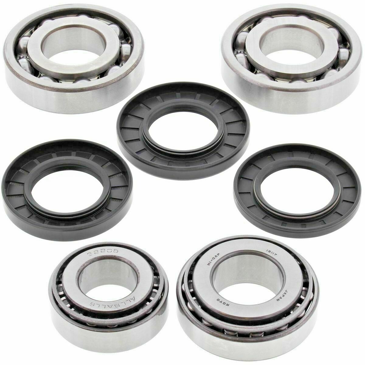 Kit Roulements de Différentiel Avant YAMAHA ALL BALLS 25-2026 pour Supprimer le Jeu de Pont