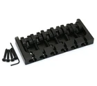 Brand new 6 string Hipshot A style aluminium black bass bridge 0.640 16mm low
