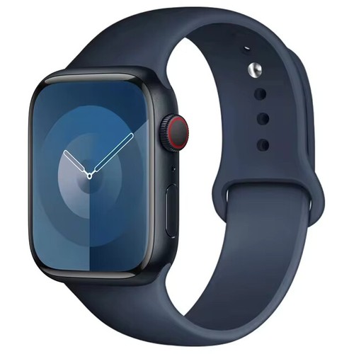 Bracelet pour Apple Watch 38-49mm, Sport Silicone Compatible Series 3-8 SE Ultra - Picture 34 of 48
