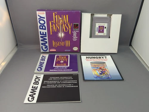 # Final Fantasy Legend III 3 (Nintendo Game Boy GB, 1993) Complete CIB