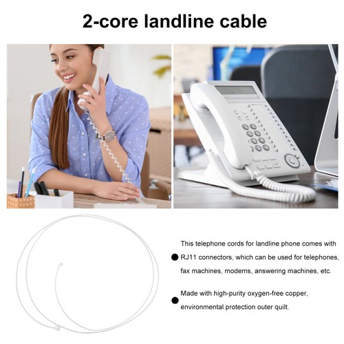 Telefon Kabel Linie Für Telefon Festnetz Telefon Verlängerung Kabel - Afbeelding 4 van 12