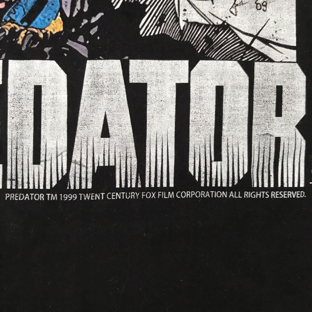 Predator T-shirt Super Rare 1999 FREE SIZE Vintage VTG movie from 