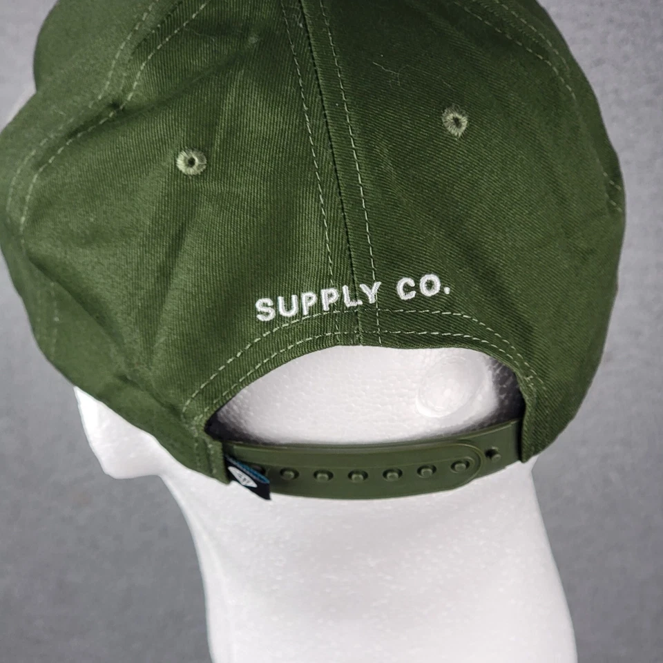 Sombrero Diamond Supply Co algodón con cierre a presión verde Foto 4 de 4