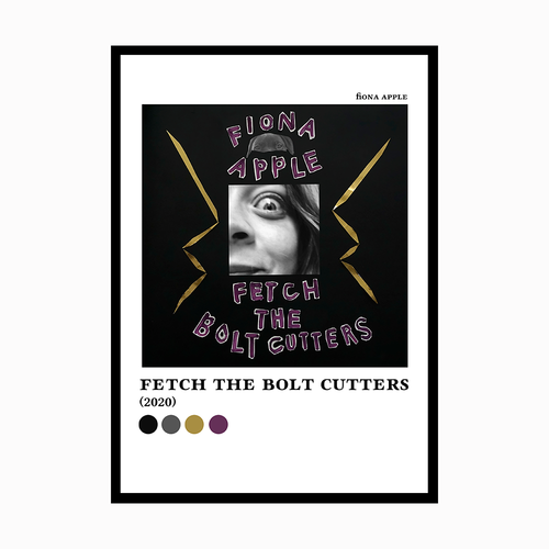 FIONA APPLE Discography Aesthetic Colour Pallette Album Music Poster Prints - Picture 6 of 6