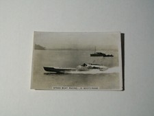 Speed Boat Racing Scott-Paine Sporting Events & Stars cigarette card Pattreiouex