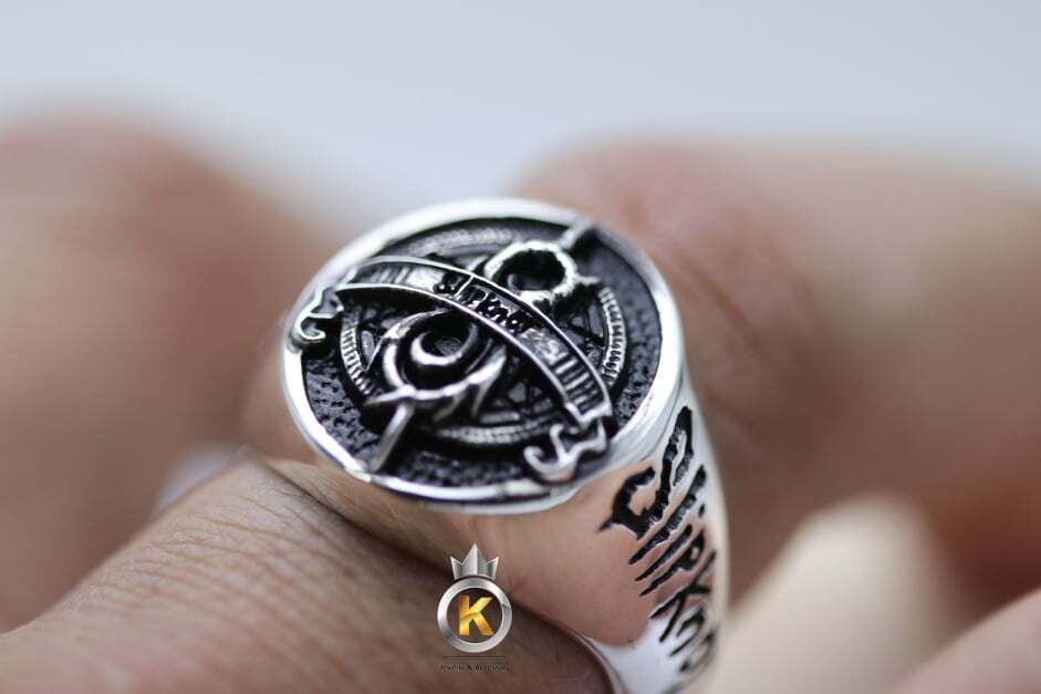 ivxlcdm slipknot リング　シルバー925 Slipknot Ring Silver 925 Ring Silver Slipknot Heavy Metal