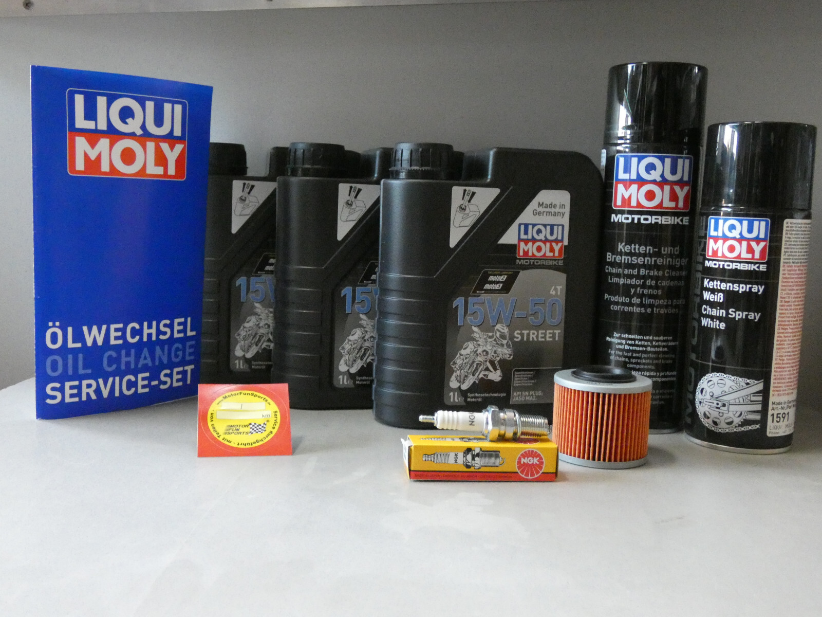 Maintenance Set KTM GS 504 Inspection Spark Plug Oil Service