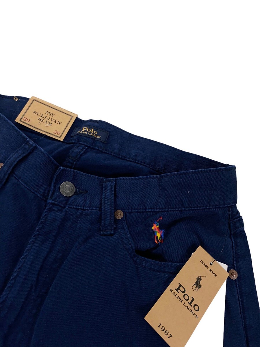 NEW Polo Ralph Lauren Sullivan Slim All Over Multi Pony