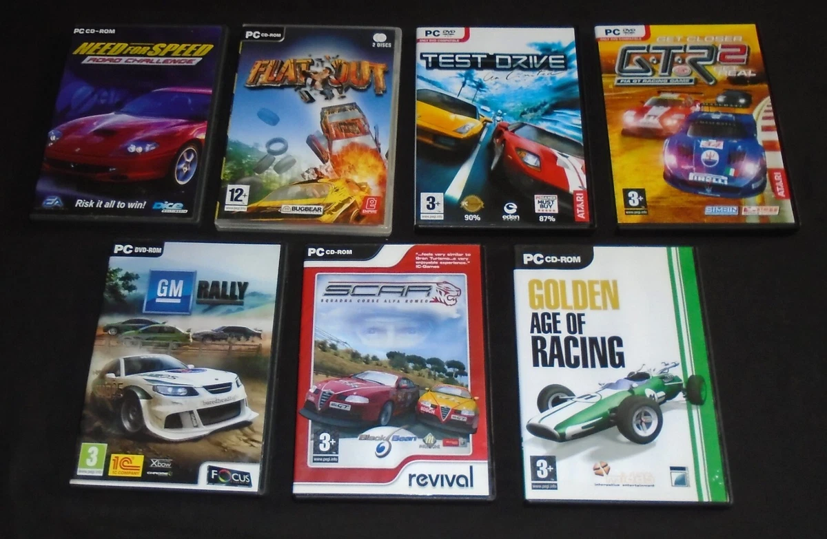 Xxx Video Race Car Video - 7 x Car Racing PC Games GM Rally, Flat Out, Test Drive, Need for Speed  & Others | eBay