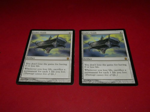 Magic the Gathering: MTG: Darksteel: Lich's Tomb x2