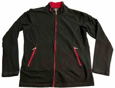 Hannah Woman’s Black & Red Sports Jacket Ladies Sz. L (388.c)
