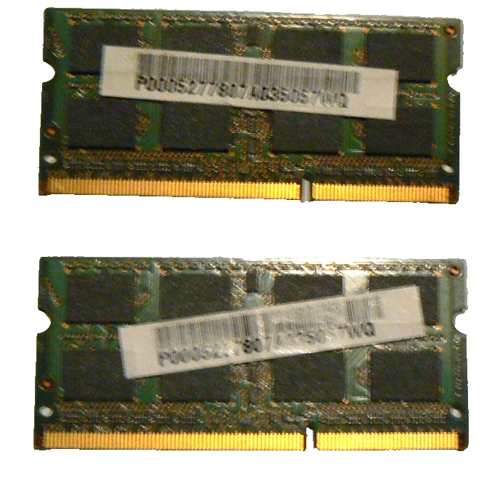 Samsung 4GB (2x2GB) DDR3-1066 PC3-8500S Laptop RAM – M471B5673FH0-CF8 – 2Rx8 - Image 2 of 2