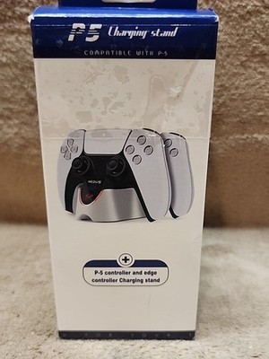 PS5 Dual Sense Controller Charging Stand -Charges 2 Controllers