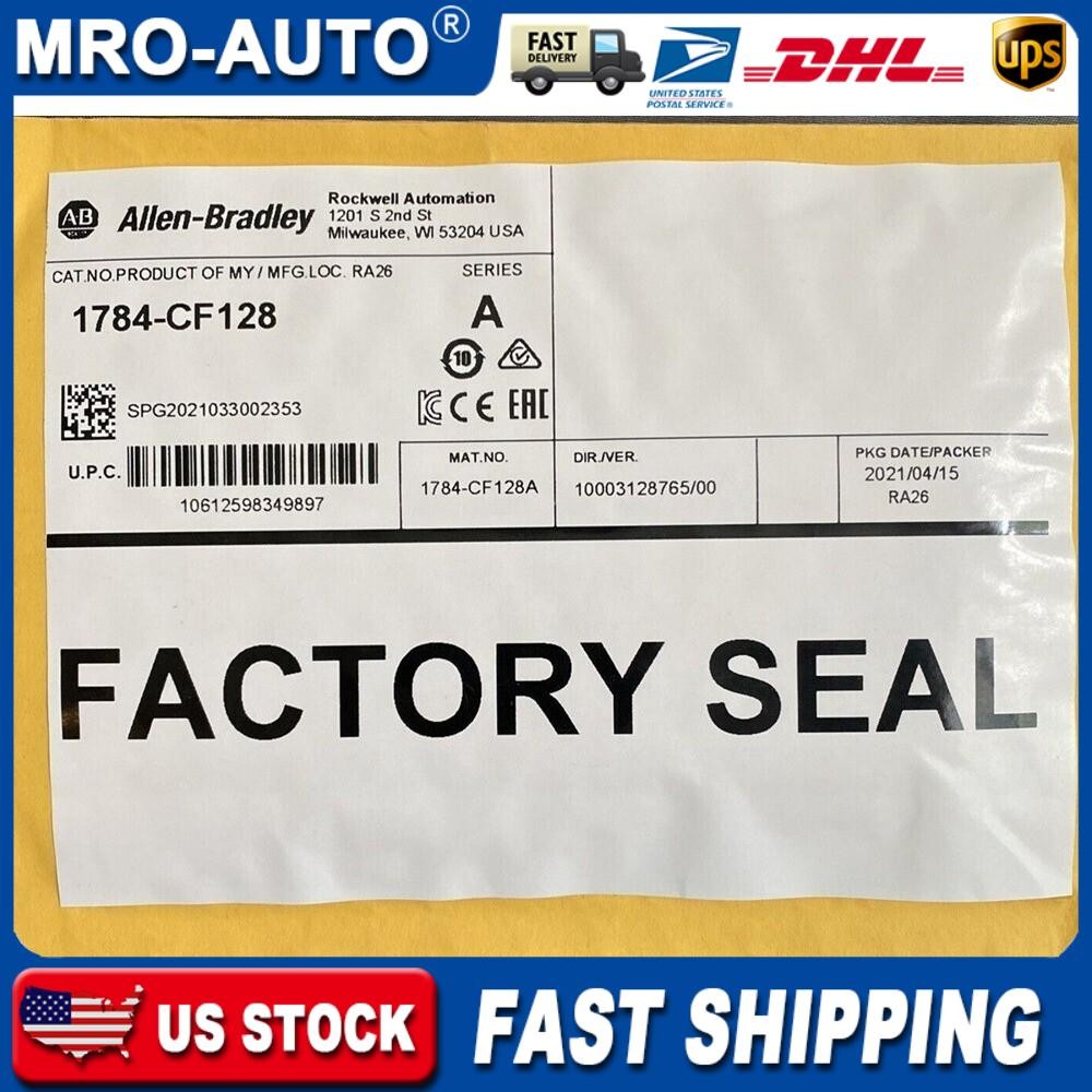 NEW Factory Sealed Allen Bradley 1784-CF128 Compact Flash Memory Card 1784CF128
