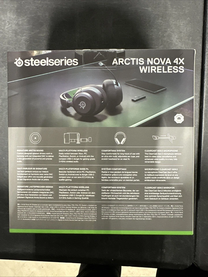 SteelSeries Arctis Nova 4X Wireless Over-the-Head Headphones Designed For XBOX - Image 3 of 4