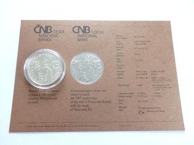 200 Korun - 200 Kč / 2006 / 700th anniversary of end of Premyslid dynasty.. / BU