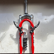26 in MTB Suspension Fork + 50 mm Travel 1 in Threaded Coil Spring Steel KS-258
