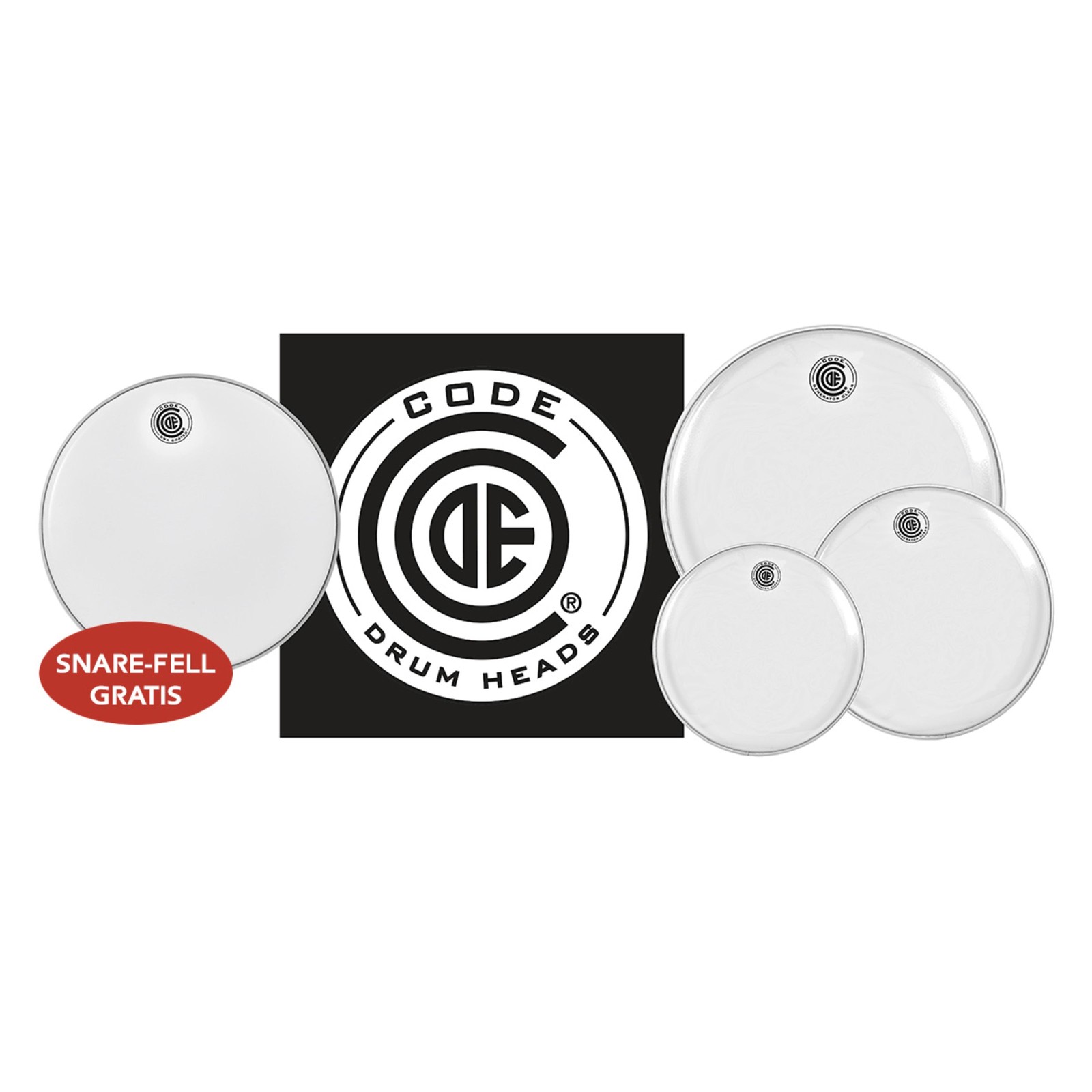 Code Generator Clear Set Rock - Snare Drum Schlagfell 12590₽