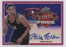 2021-22 Leaf Metal State Pride Pink Rainbow 11/25 Kobe Bufkin #SP-KB1 Auto 5c2