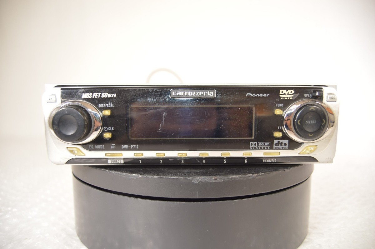 Pioneer Carrozzeria DVH-P717 1DIN Car Audio DVD/CD Player Tuner