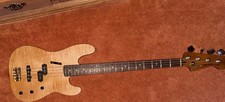 Fender Precision PJ Bass Electric Bass Guitar - Flame Maple Top MIM
