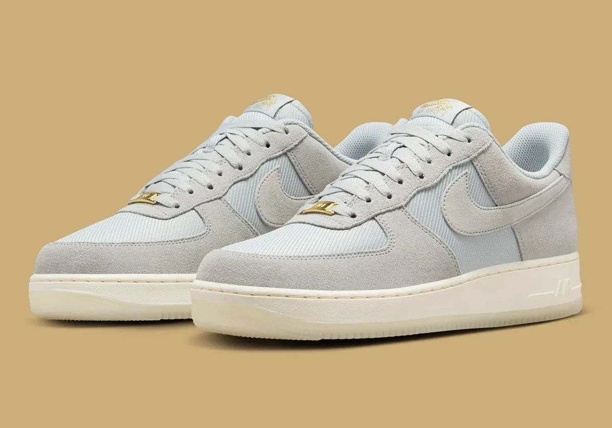 Nike Air Force 1 Suede Wolf Grey | eBay