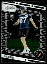 2024 Panini Absolute Cade Stover Rookie Houston Texans #185
