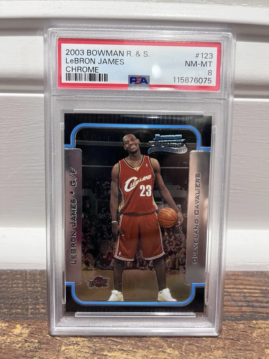 Bowman LeBron James Basketball Rookie Sports Trading Cards for