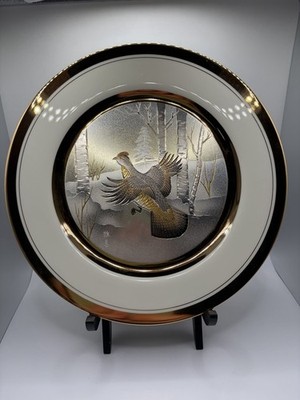 Dynasty Gallery Chokin Collection Decorative Plate Bird Limited Edition