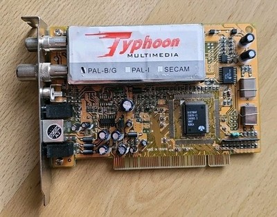 Typhoon LR50 PCI TV-Tuner Karte PAL-B/G SECAM PAL-I TV Card Multimedia | Top 