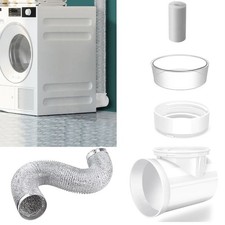 Dryer Vent Connector Kit with Dryer Hose,Dryer Connection Kit,90 Degree Dryer...