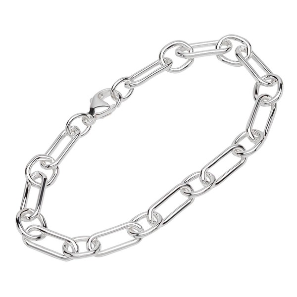 Armband 925 Sterling Silber 20Cm Figaro Ankerkette Rund Herren Armbandkette Fein-image