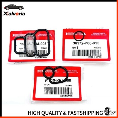 3Pcs VTEC Solenoid Gasket Set #15825-P2M-005 For Honda Civic Type D16Y8 D17A2 US