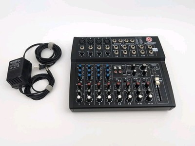 Harbinger L1202FX 12-Channel Mixer & Shure SM58 Mic Bundle Cables Effects